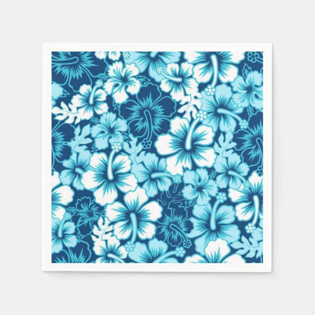 Servilleta De Papel Patrón de flor (Anverso)