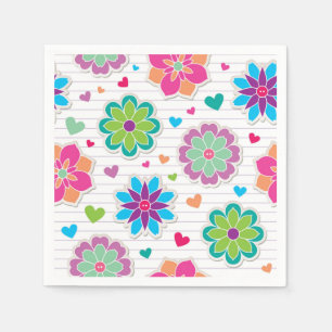 Servilleta De Papel Patrón de flor