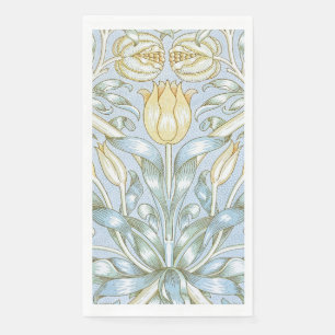 Servilleta De Papel Patrón de flor de lirio y granada de William Morri
