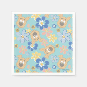 Servilleta De Papel Patrón de flor Scooby-Doo de Cuppy