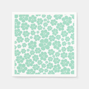 Servilleta De Papel Patrón de flor - Verde (Casa de la Moneda)