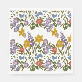 Servilleta De Papel Patrón de flores