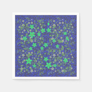 Servilleta De Papel Patrón de flores 08.b DGrey BG