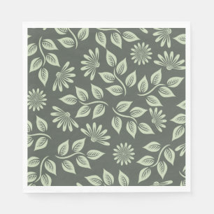 Servilleta De Papel Patrón de flores de primavera