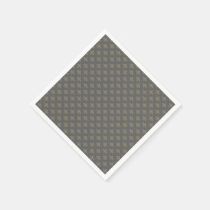 Servilleta De Papel Patrón de flujo de lis + tu imagen o texto