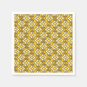 Servilleta De Papel Patrón de fondo de escritorio Art Deco, oro de mos