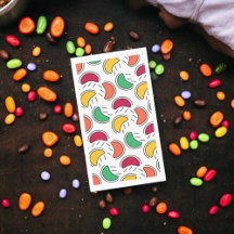 Patrón de formas de candía de frutas