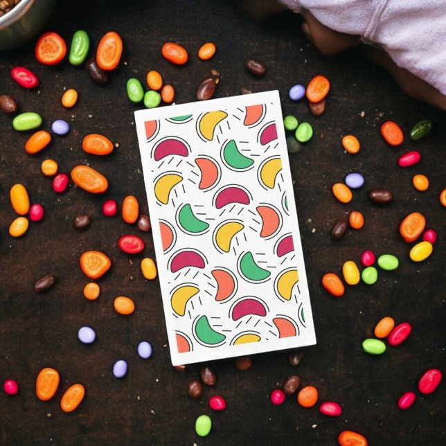 Servilleta De Papel Patrón de formas de candía de frutas (guest towel)