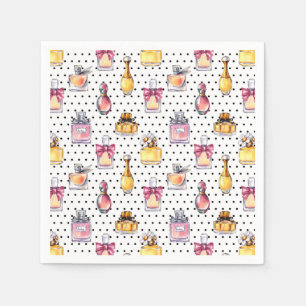 Servilleta De Papel Patrón de frasco de Parfum