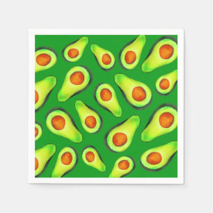 Servilleta De Papel Patrón de fruta alegre y colorida