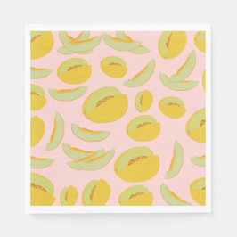 Servilleta De Papel Patrón de frutas de Melones de Honeydew