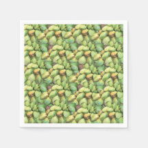 Patrón de frutas tropicales de coco