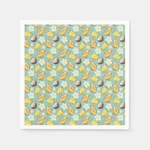 Servilleta De Papel Patrón de frutas tropicales de verano