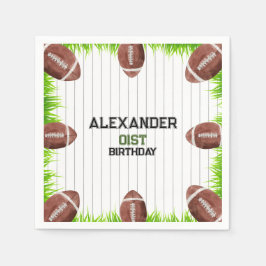 Servilleta De Papel Patrón de fútbol 1 año abajo