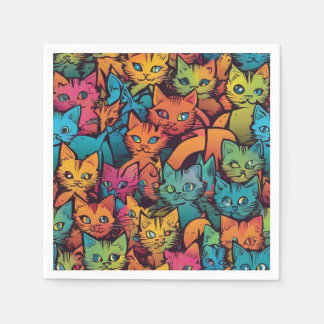 Servilleta De Papel Patrón de gatitos