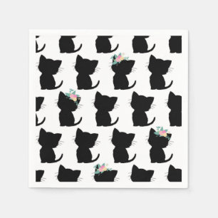 Servilleta De Papel Patrón de gato