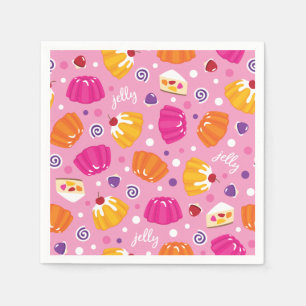 Servilleta De Papel Patrón de gelatina dulce