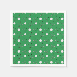 Servilleta De Papel Patrón de golf verde