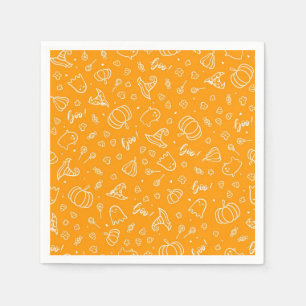 Servilleta De Papel Patrón de Halloween