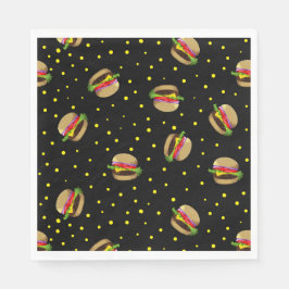 Servilleta De Papel patrón de hamburguesa