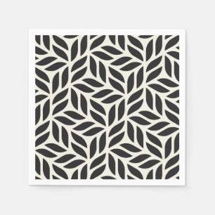 Servilleta De Papel Patrón de hojas moderno y elegante