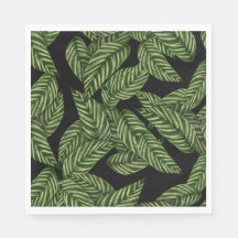 Patrón de hojas tropicales