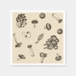 Servilleta De Papel Patrón de hongos
