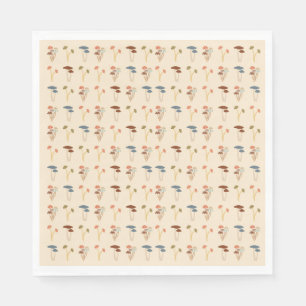 Servilleta De Papel Patrón de hongos