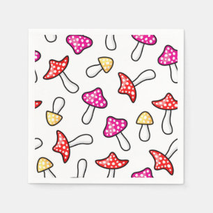Servilleta De Papel Patrón de hongos