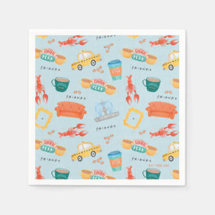 Servilleta De Papel Patrón de iconos clásicos de FRIENDS™