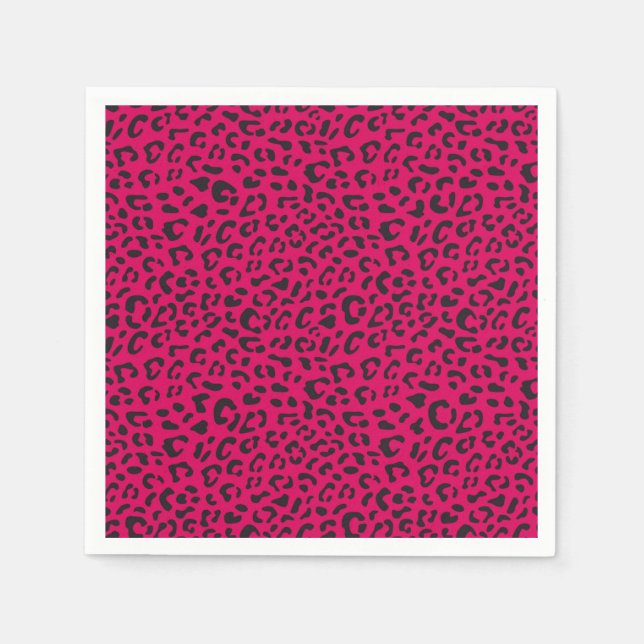 Servilleta De Papel Patrón de impresión animal (Anverso)