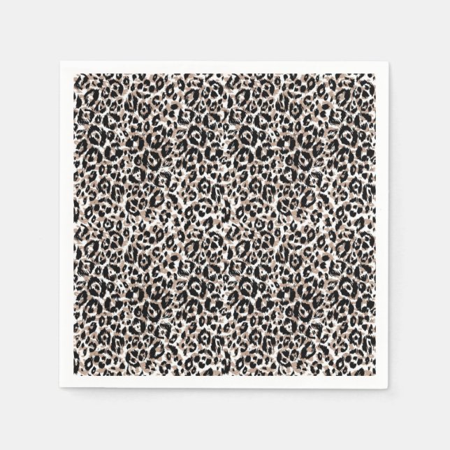 Servilleta De Papel Patrón de impresión animal (Anverso)