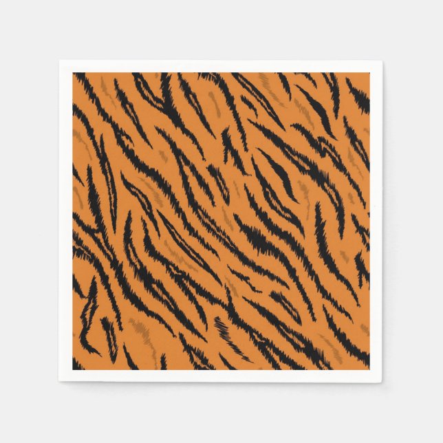 Servilleta De Papel Patrón de impresión animal (Anverso)