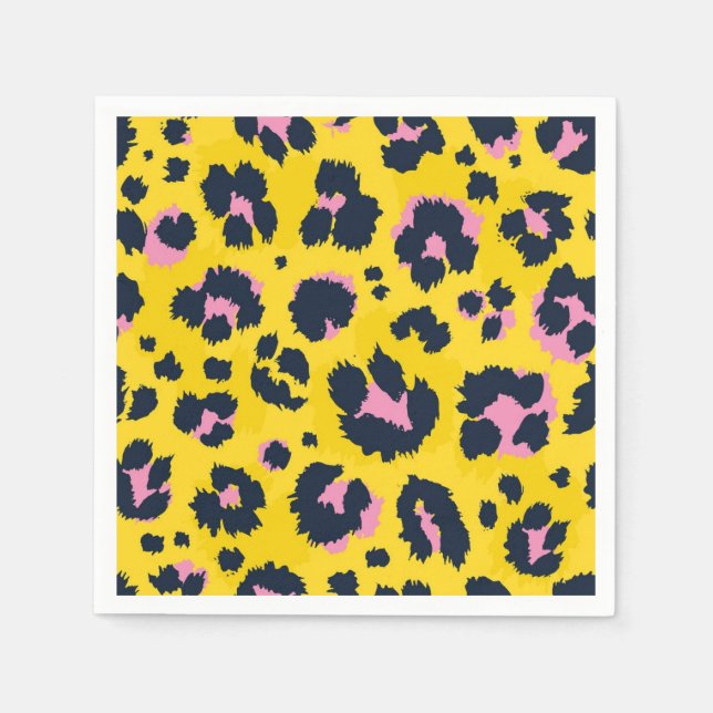 Servilleta De Papel Patrón de impresión animal (Anverso)