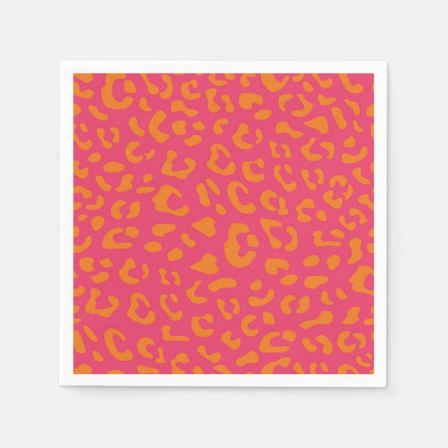 Servilleta De Papel Patrón de impresión animal (Anverso)