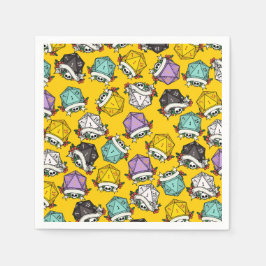 Servilleta De Papel Patrón de juego de dados D20