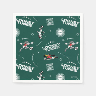 Servilleta De Papel Patrón de jugada de fútbol de LOONEY TUNES™