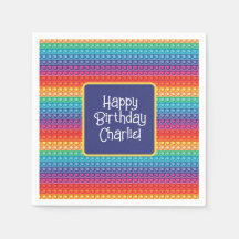 Patrón de juguete de arcoiris pop it para fidget p