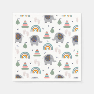 Servilleta De Papel Patrón de juguete de bebé