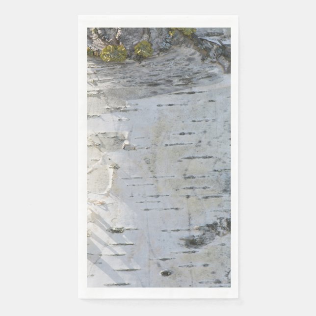 Servilleta De Papel Patrón de la corteza de Birch (Anverso)