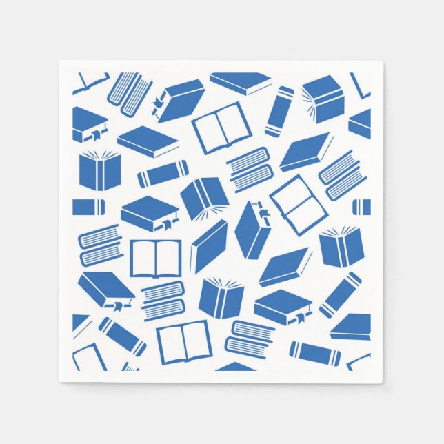 Servilleta De Papel Patrón de libro (Anverso)