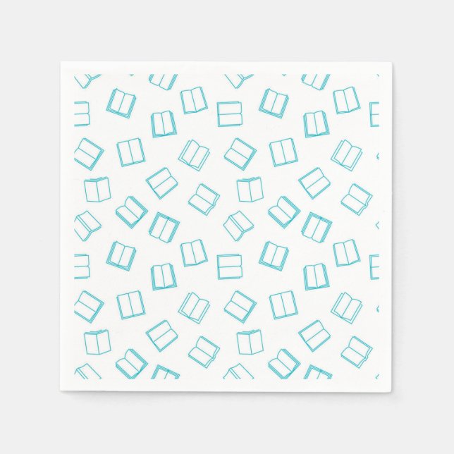 Servilleta De Papel Patrón de libro (Anverso)