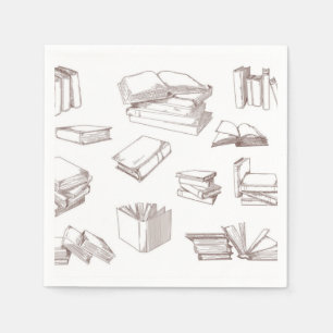 Servilleta De Papel Patrón de libro