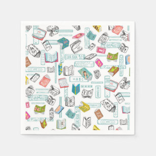 Servilleta De Papel Patrón de libro