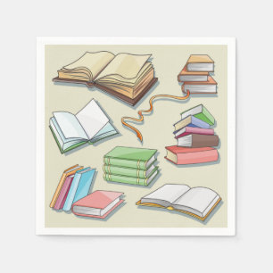 Servilleta De Papel Patrón de libro