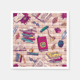 Servilleta De Papel Patrón de libro