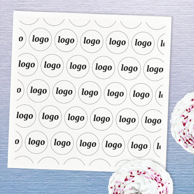 Servilleta De Papel Patrón de logotipo simple (Logo pattern business promotional paper napkins)