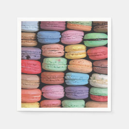 Servilleta De Papel Patrón de Macaron francés colorido