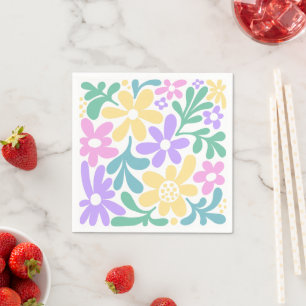Servilleta De Papel Patrón de margaritas de Matisse