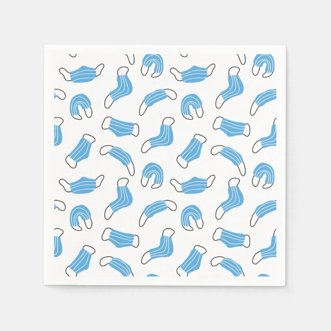 Servilleta De Papel Patrón de máscara médica (Anverso)